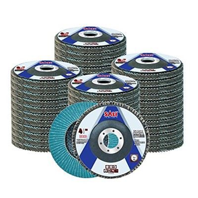 Sali 48 Pakki Zirconia Flap Disc 80 Grit 4,5" X 7/8-Tommu slípidiskur Bevel Type #29 Premium Og Industrial Grade hornkvörn slípihjól Hágæða kantslípun